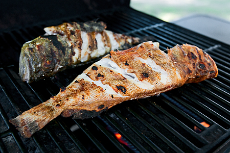 Cook whole fish